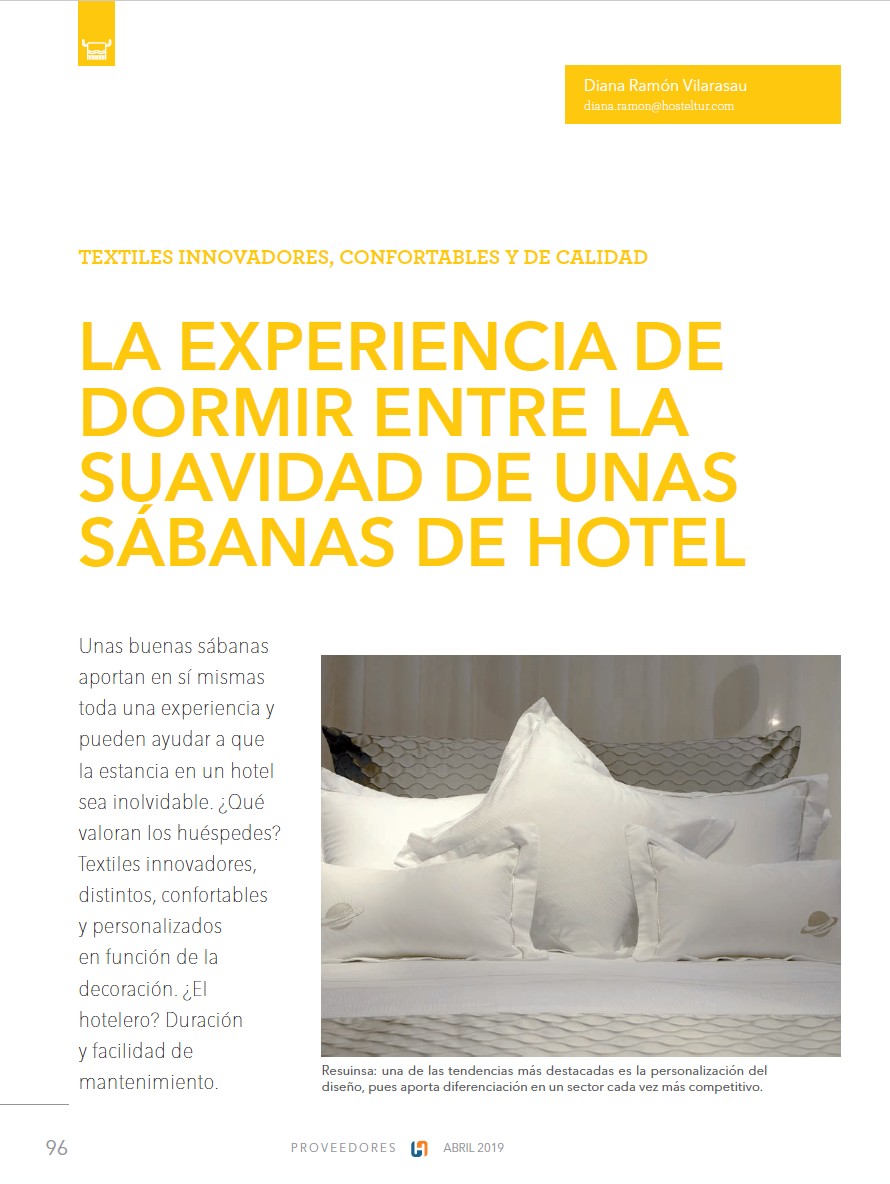 La experiencia de dormir entre la suavidad de unas sábanas de hotel